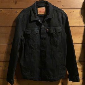 Levi’s Black Denim Trucker Jacket